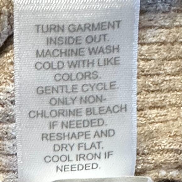 J. Jill Wearever Tunic Top Plus Sz 2X Heather Tan Waffle Knit 3/4 Sleeve Casual - Picture 8 of 8